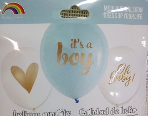 Шар воздушный  НАБОР 6 ШТУК (30 см )